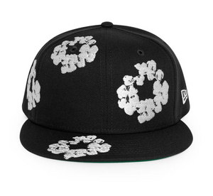 Denim Tears New Era Cotton Wreath 59/50 Cap Black